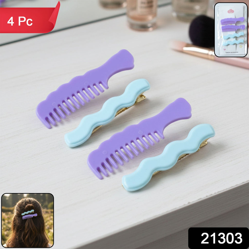 Stylish comb design hair pins pack for easy hair styling