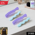 Stylish comb design hair pins pack for easy hair styling