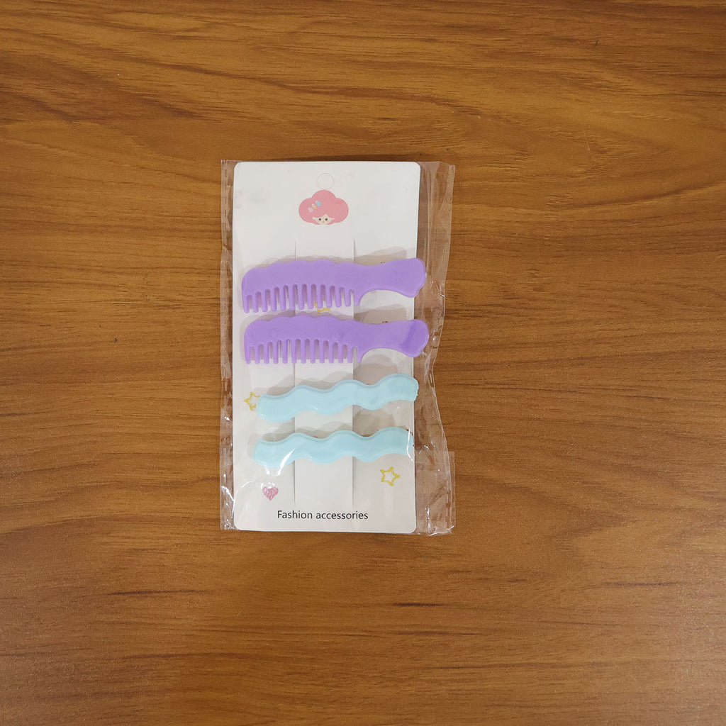 Modern hair styling comb clips set for casual and party use
