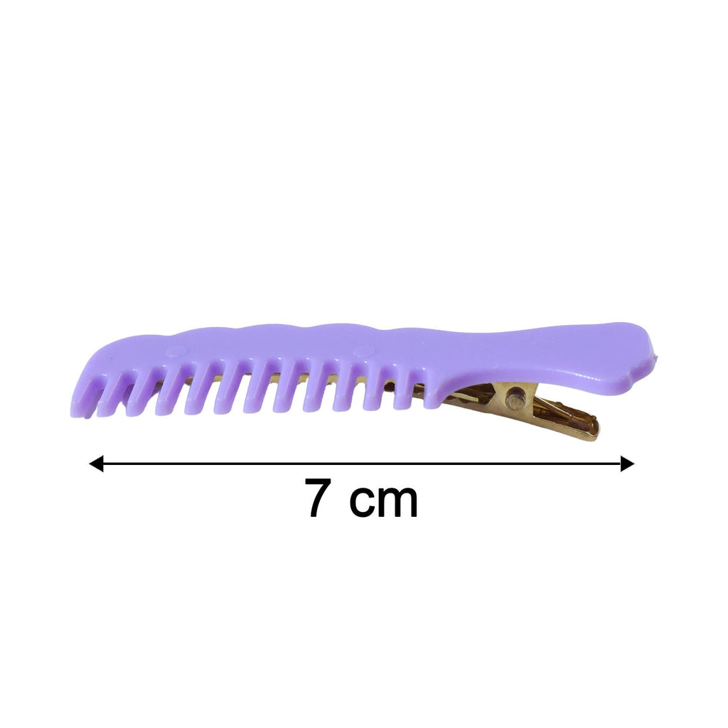 Lightweight daily wear comb shape hair clips for secure hold