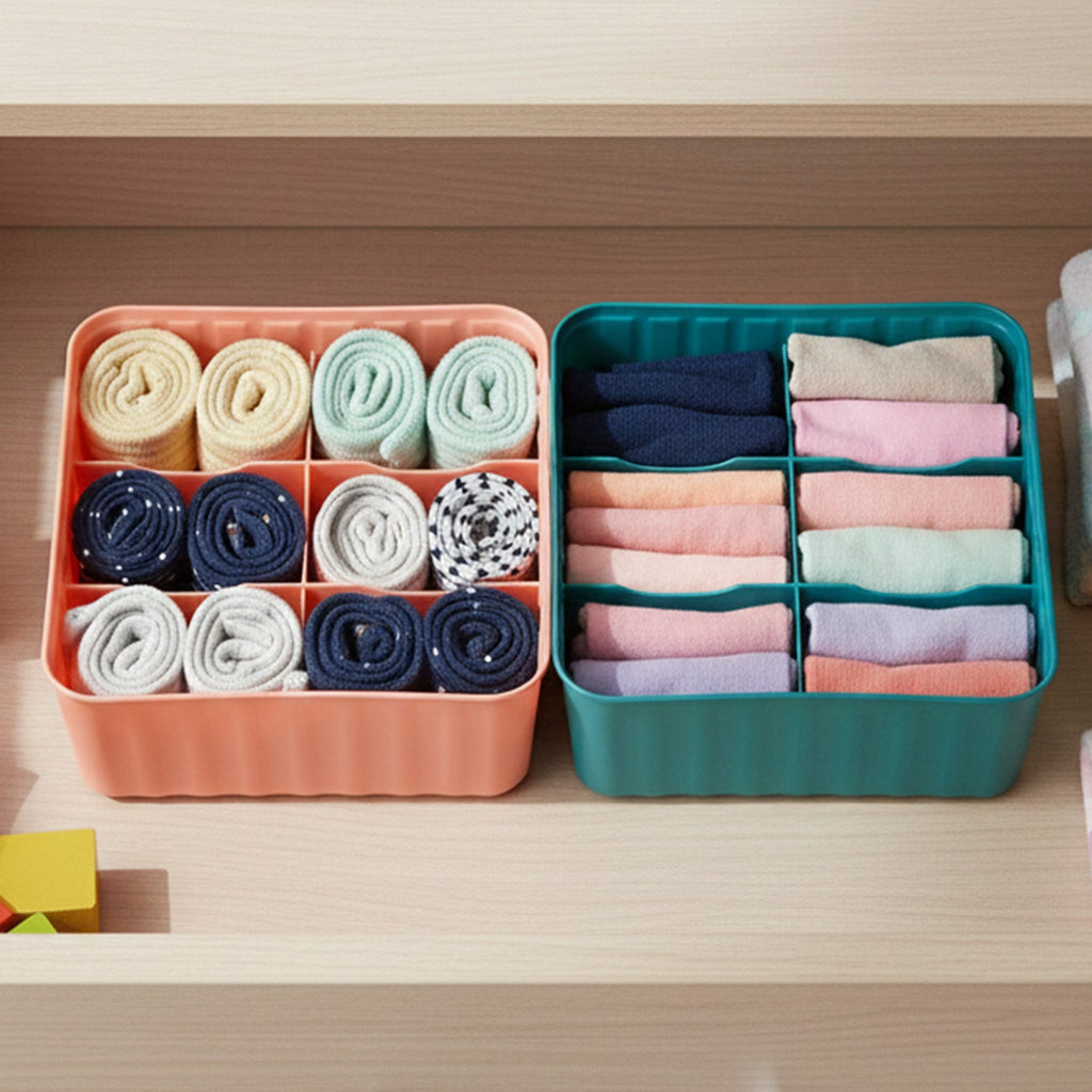 Stylish and functional plastic organizer for small office accessories