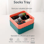 Open-top square storage organizer for easy access to small items