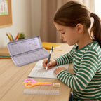 Portable school stationery box set for children