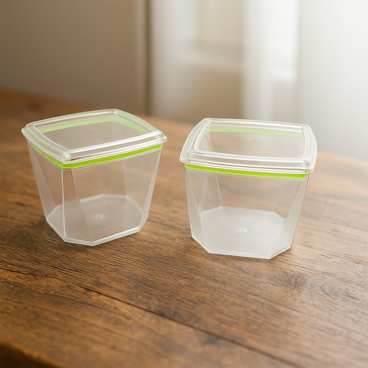 Empty 500ml BPA-free plastic food storage container