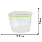 Dimension overview for 500ml leak-proof food storage containers
