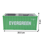 Creative plastic container box styled as MAERSK shipping container desk organizer.