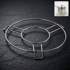 Durable stainless steel hot pot stand supporting cookware securely