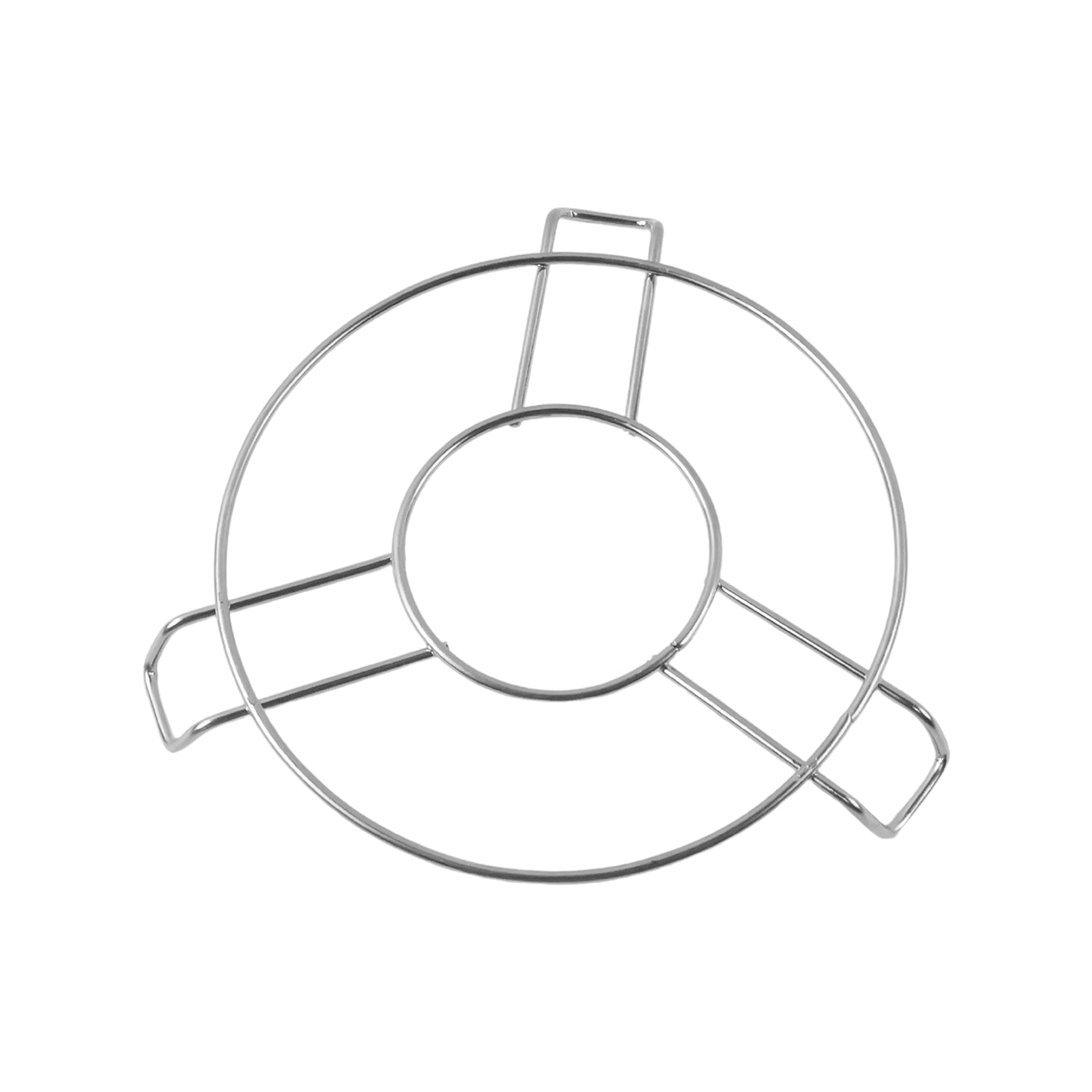 Round stainless steel pot holder stand for kitchen use