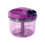Mini vegetable chopper with 750 ml capacity for chopping