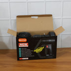 Portable air blower with ergonomic grip for easy garden and home use