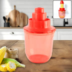 Top view of manual corn kernel remover kitchen gadget