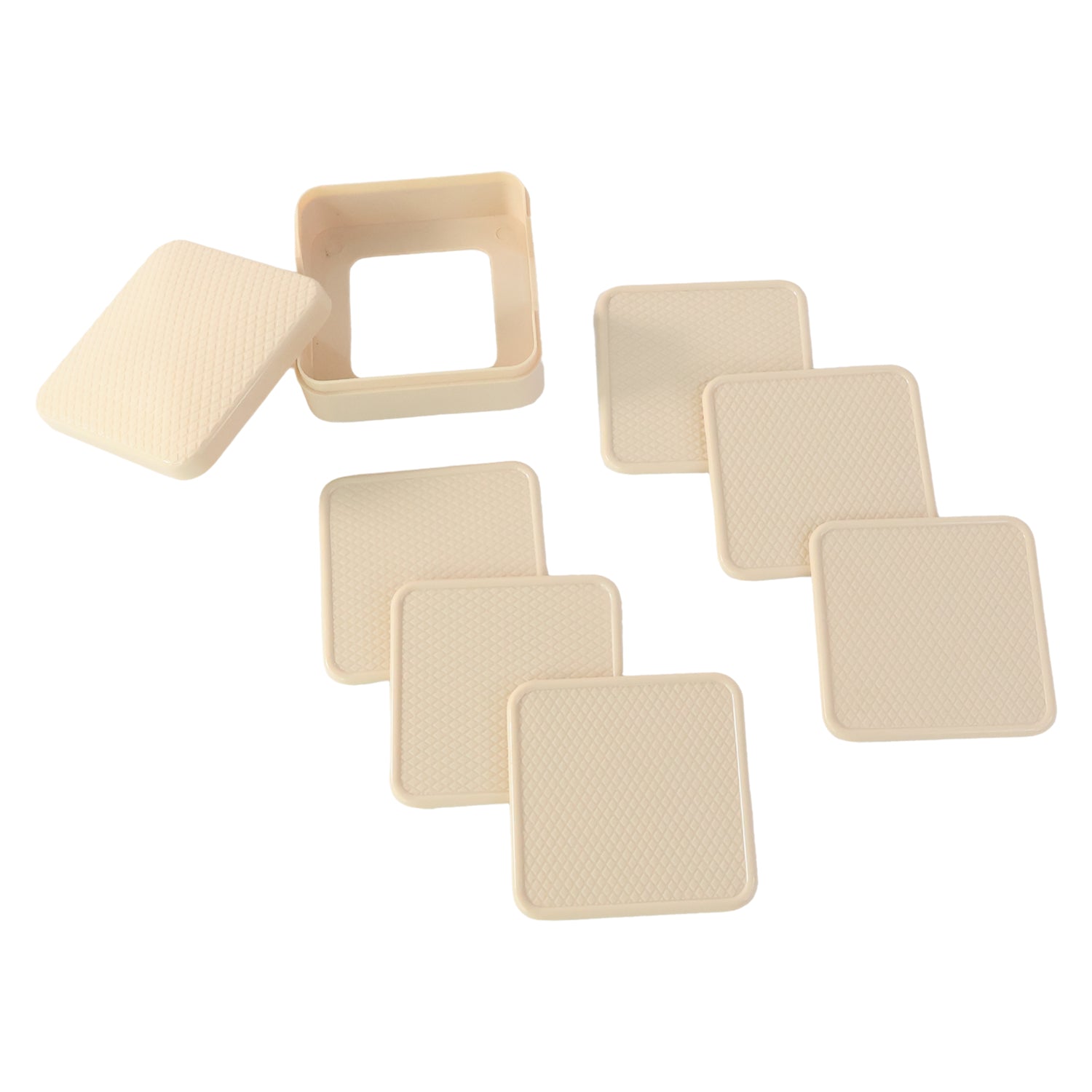 Individual square coaster from Ganesh set with anti-slip surface