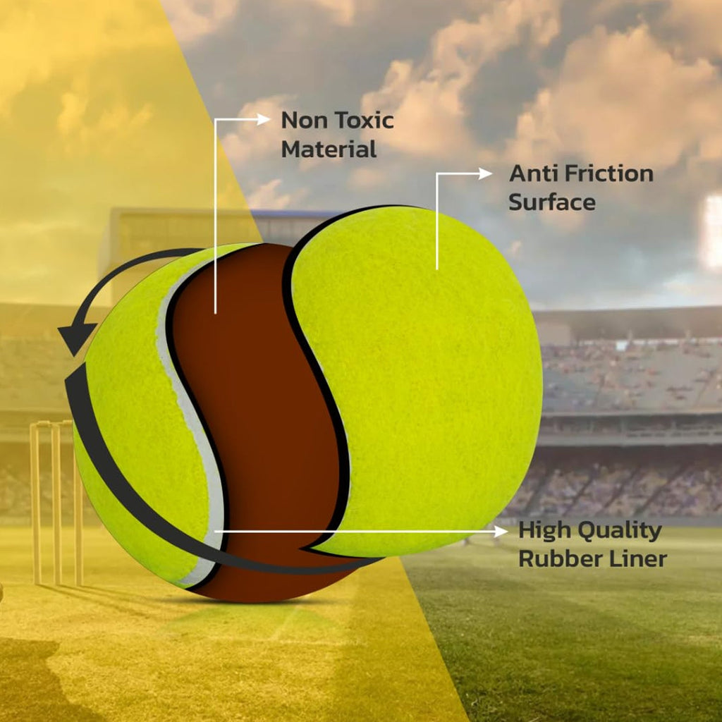 High bounce tennis balls for recreational sports