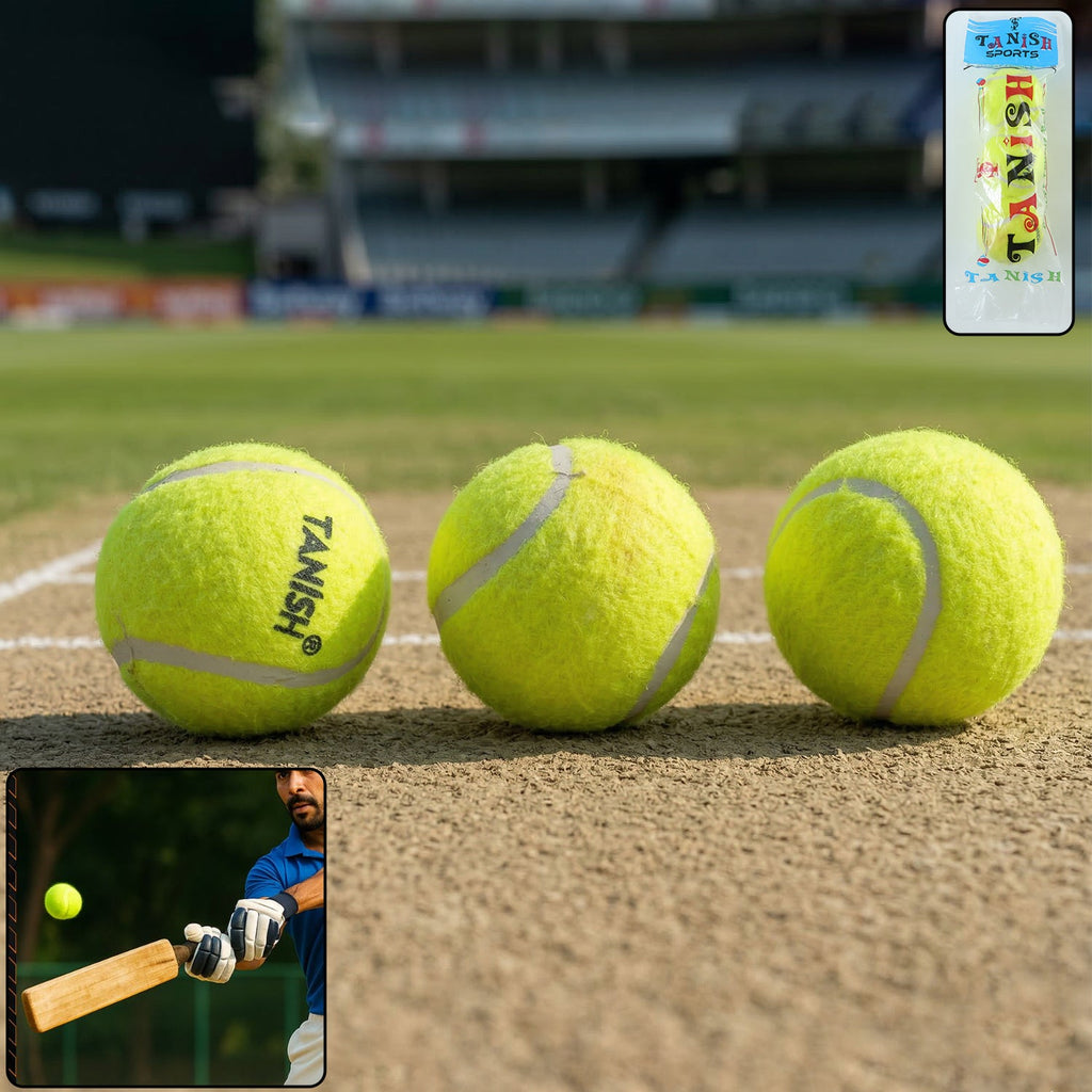 Bright yellow tennis balls set for practice and play