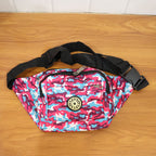 Waist bag worn in cross-body sling style, lightweight and versatile