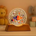 3D visualization lamp with glowing crystal ball night light design