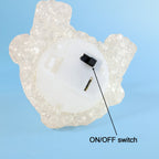 LED bear night lamp with color-changing illumination for home decor