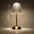 Crystal table lamp perfect for gifting during festivals and special occasions