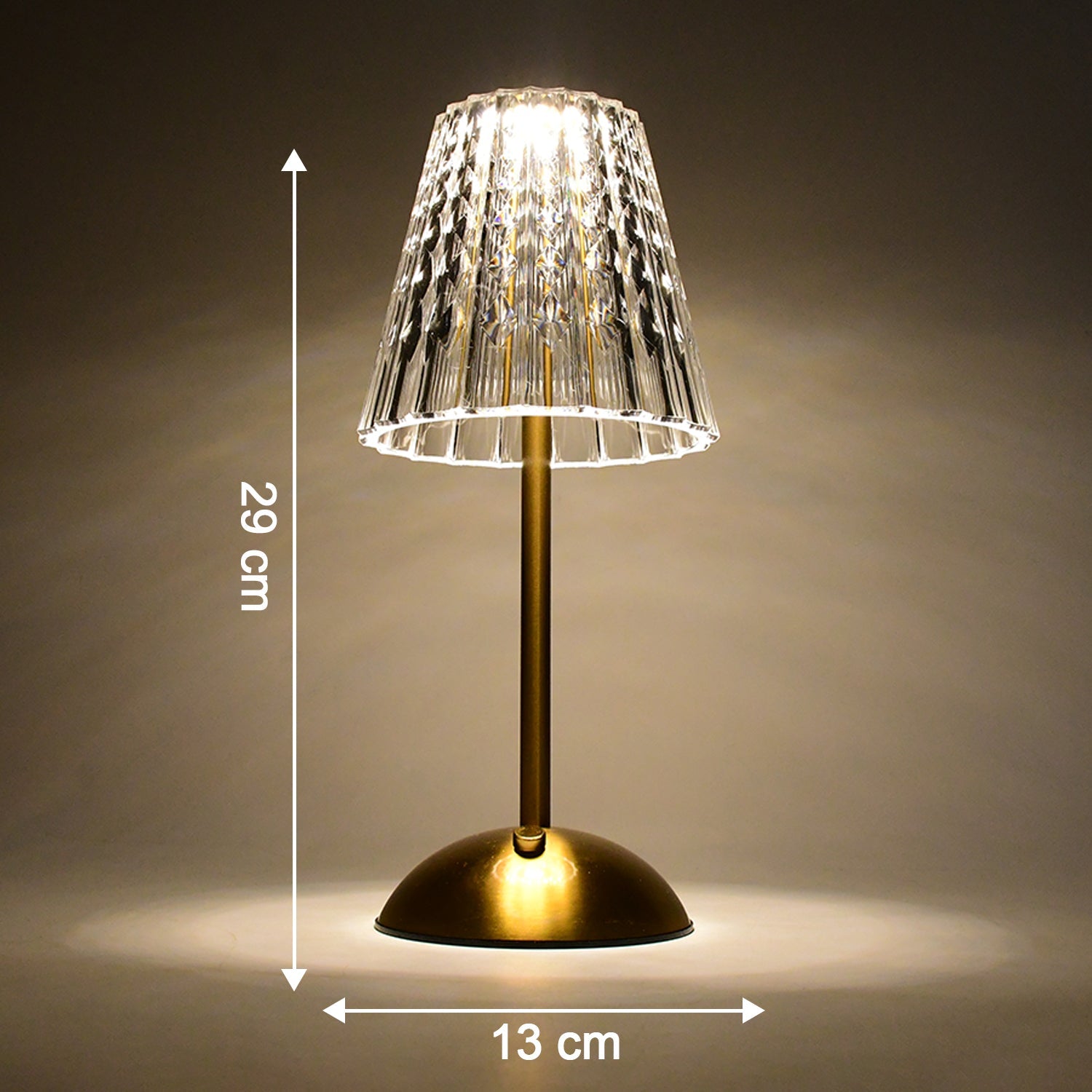 Crystal table lamp perfect for gifting during festivals and special occasions