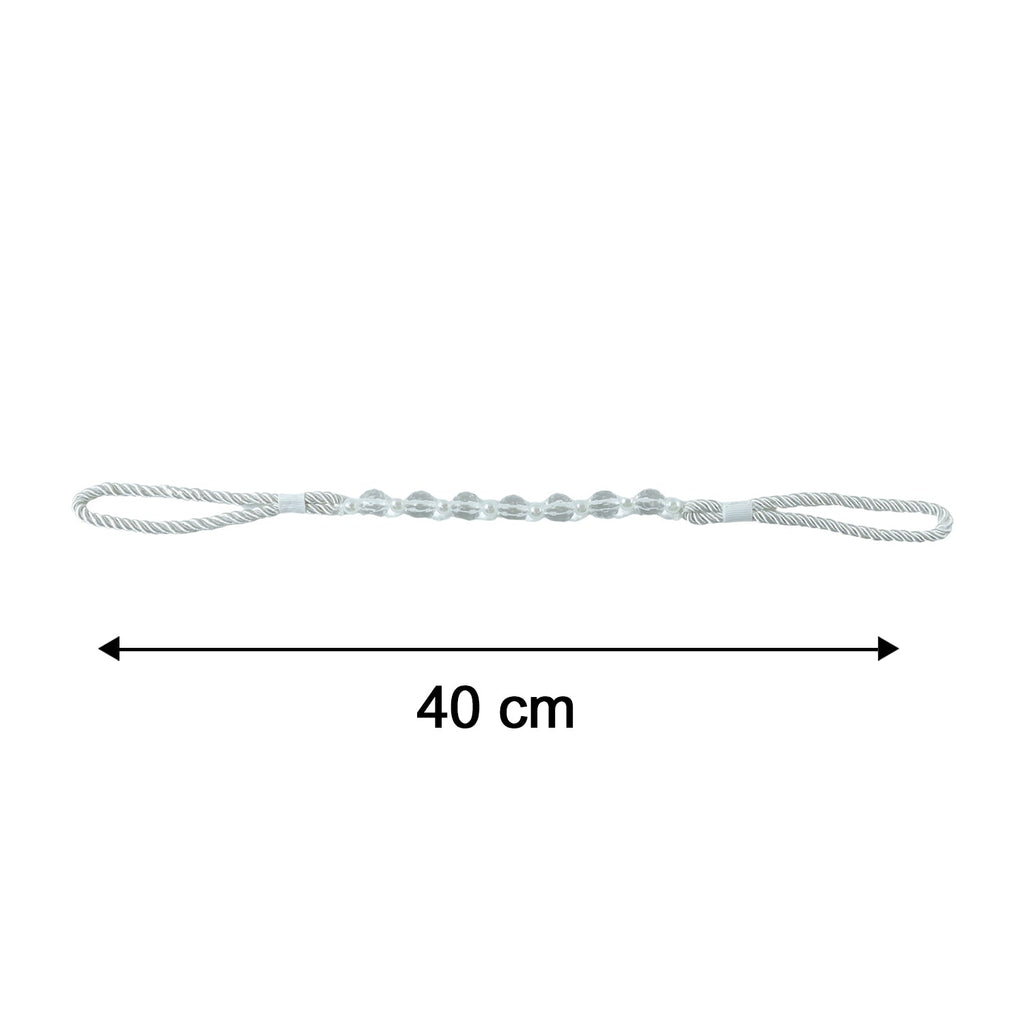 Durable decorative curtain tieback for window styling