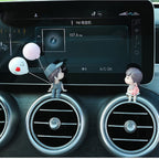 Stylish couple figurine ideal for dashboard and tabletop decor