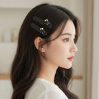 Hair clip set displayed together showing matte finish