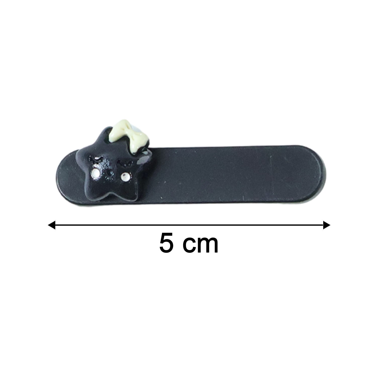 Size reference for cute cat hair clips for hair styling
