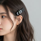Cartoon bunny hair pin combo with playful design