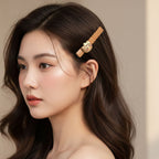 Four-piece cartoon cat hair clip set for daily styling