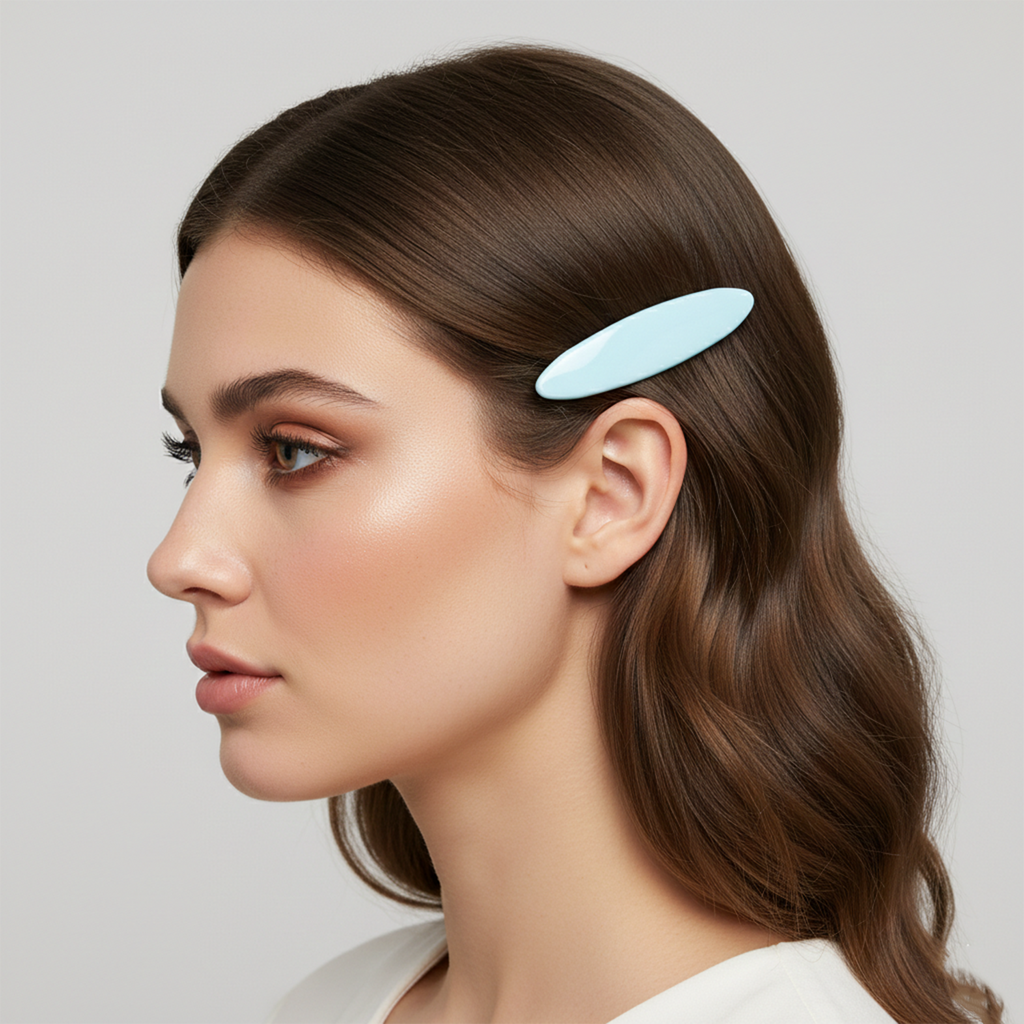 Pastel hair clips set displayed in multiple colors for versatile styling