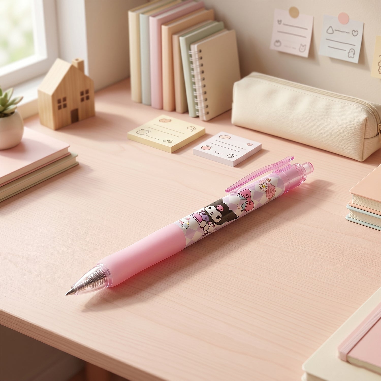 Colorful writing pen for kids, fun and functional design
