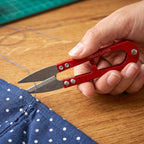 Mini scissors suited for embroidery and tailoring thread cutting