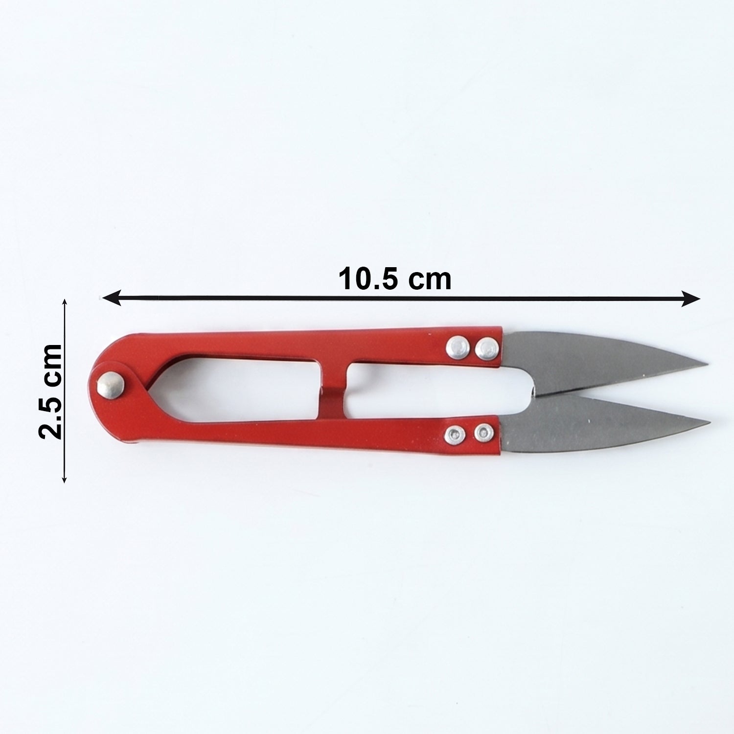 Durable scissor tool for sewing, crafting, and light paper cutting