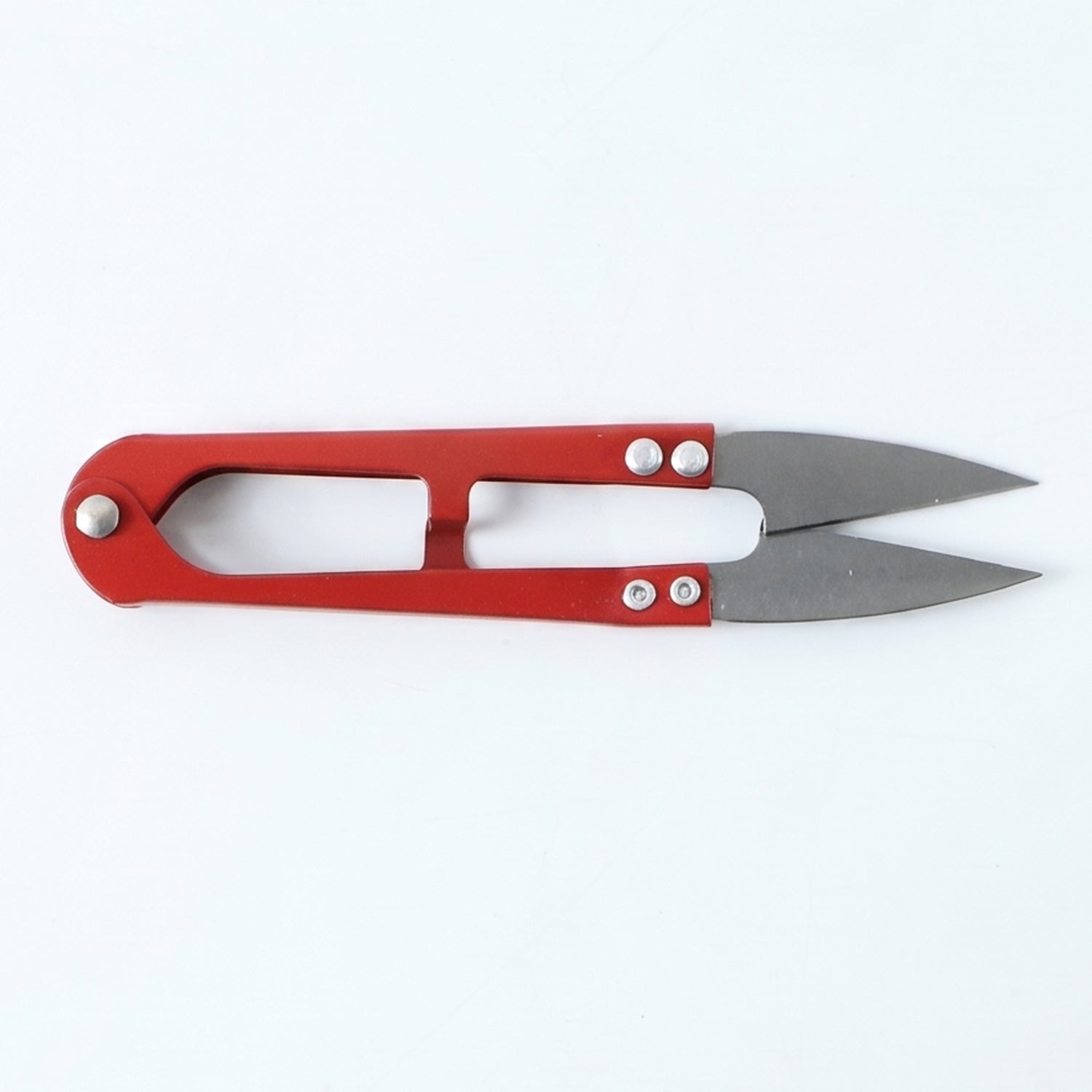 Close up of sharp scissors blades for thread trimming and crafts