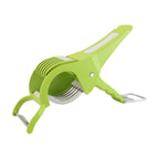 The Quickslice Vegetable Cutter with peeler, an essential kitchen tool for quick food preparation.