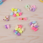 DIY craft kit with assorted beads and elastic thread for jewellery making