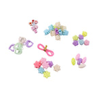 Creative craft kit for kids with colourful beads and jewellery supplies