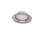 Detailed shot of the robust construction of the anti-clog sink strainer.
