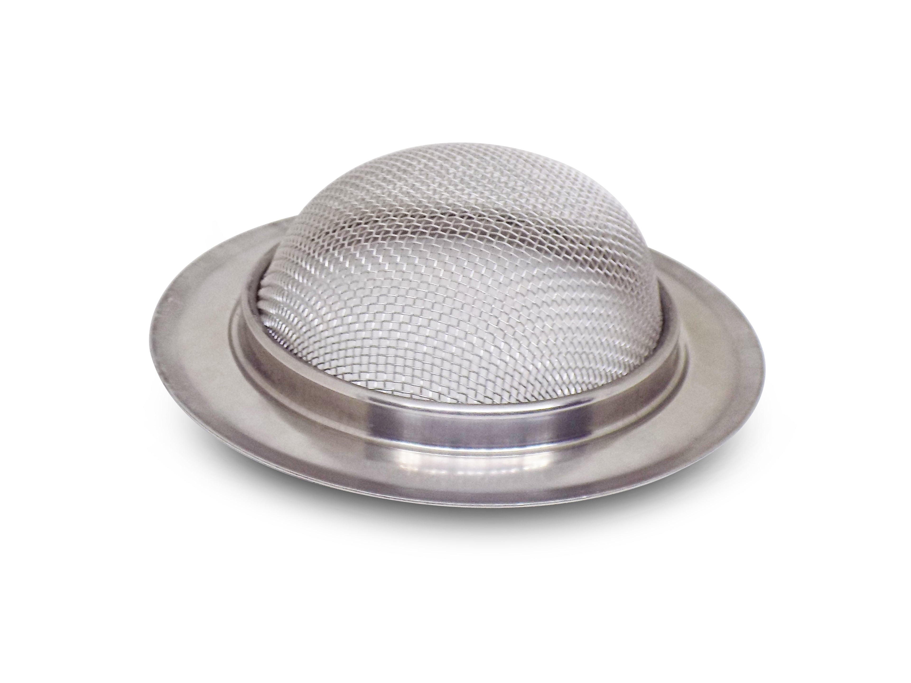 Another perspective of the easy-to-clean sink mesh strainer.