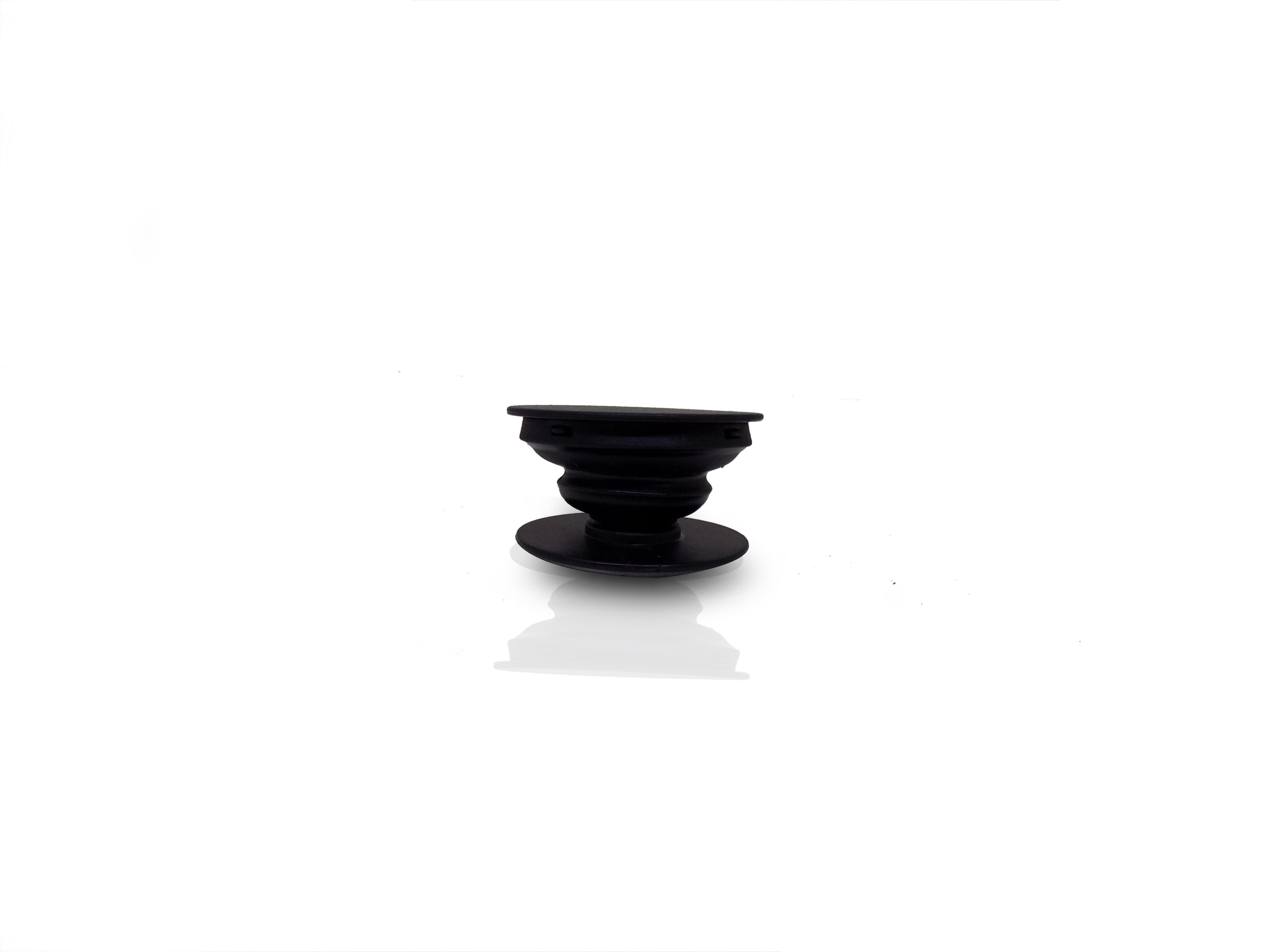 Fun and functional mobile pop socket for improved grip and personal style.