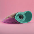 Colorful leakproof rubber water bag with secure cap and cover