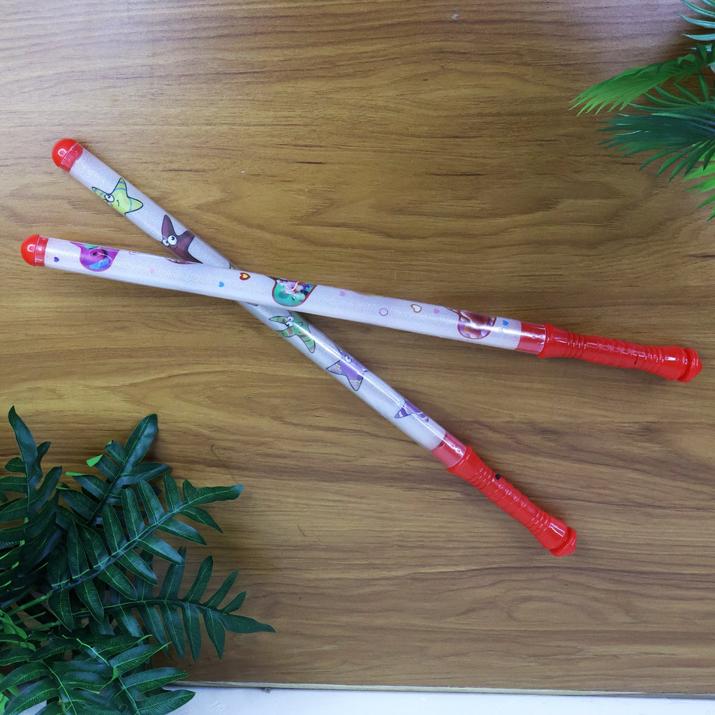 LED Dandiya sticks showcasing vibrant light effects