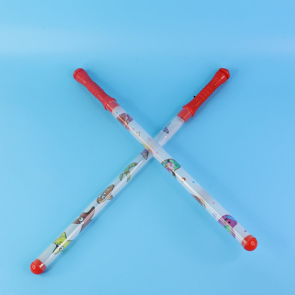 Traditional Dandiya sticks enhanced with LED lights for parties