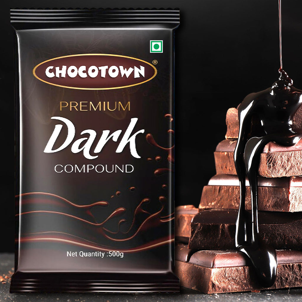 Chocotown Dark Chocolate Compound for rich baking recipes.