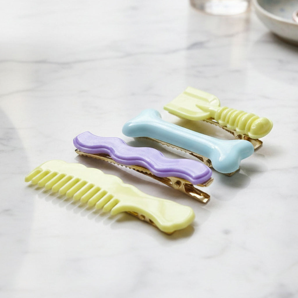 Stylish daily wear alligator hair pins for easy hair styling