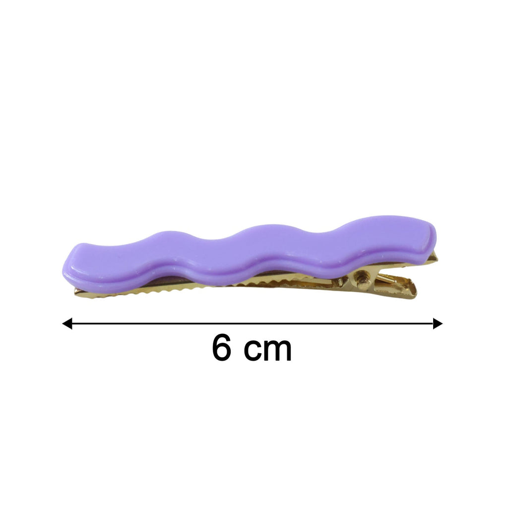 Decorative crocodile-style clip set for managing hair sections