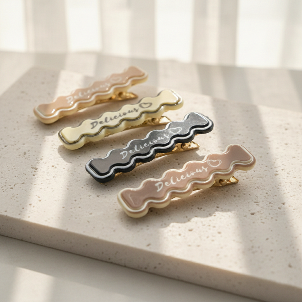 Lifestyle image featuring women wearing elegant design hair clips