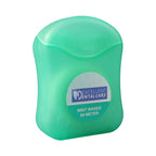 Dental thread spool in compact box with built-in cutter for hygiene