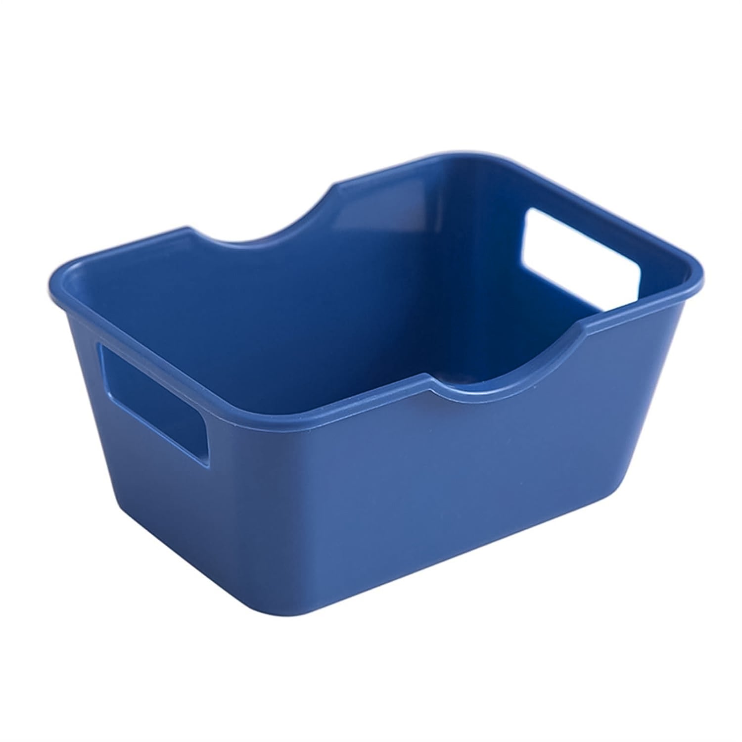 Small plastic storage basket organizer perfect for office desk supplies