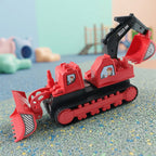 Plastic digger truck toy for role play